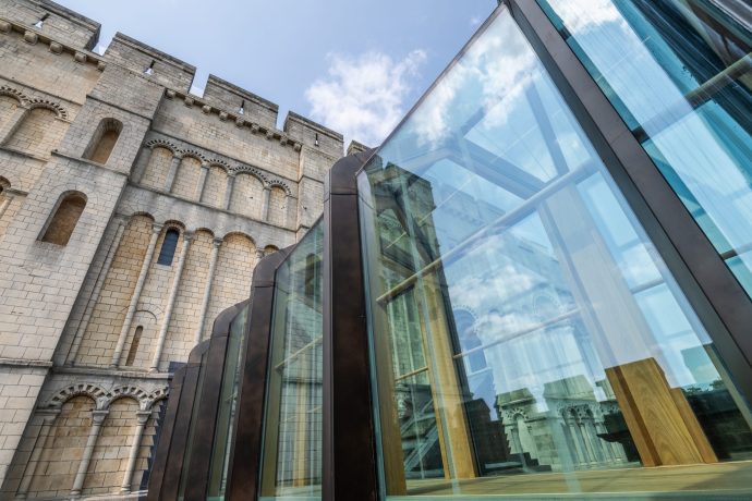 A new bridge designed by architects Feilden+Mawson providing step-free access into Norwich Castle Keep © Norfolk Museums Service A new bridge designed by architects Feilden+Mawson providing step-free access into Norwich Castle Keep © Norfolk Museums Service